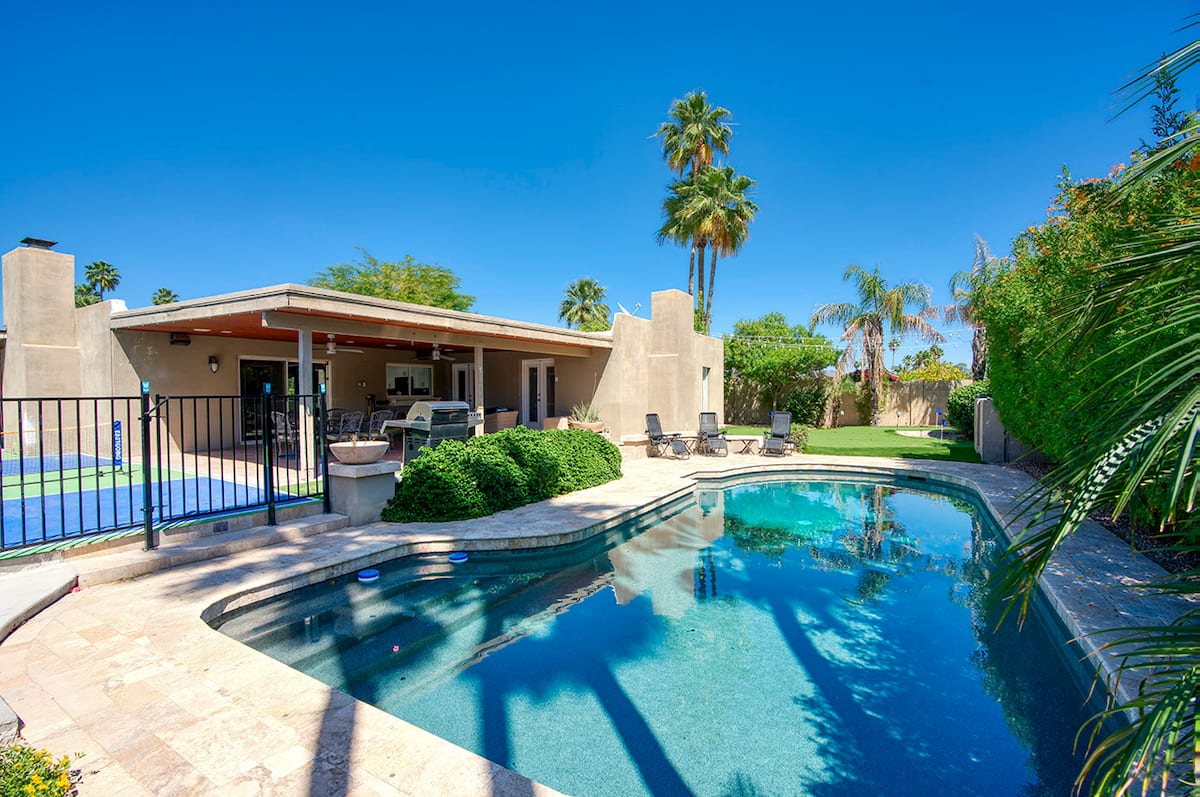 Acoma vacation home and outdoor recreation spaces